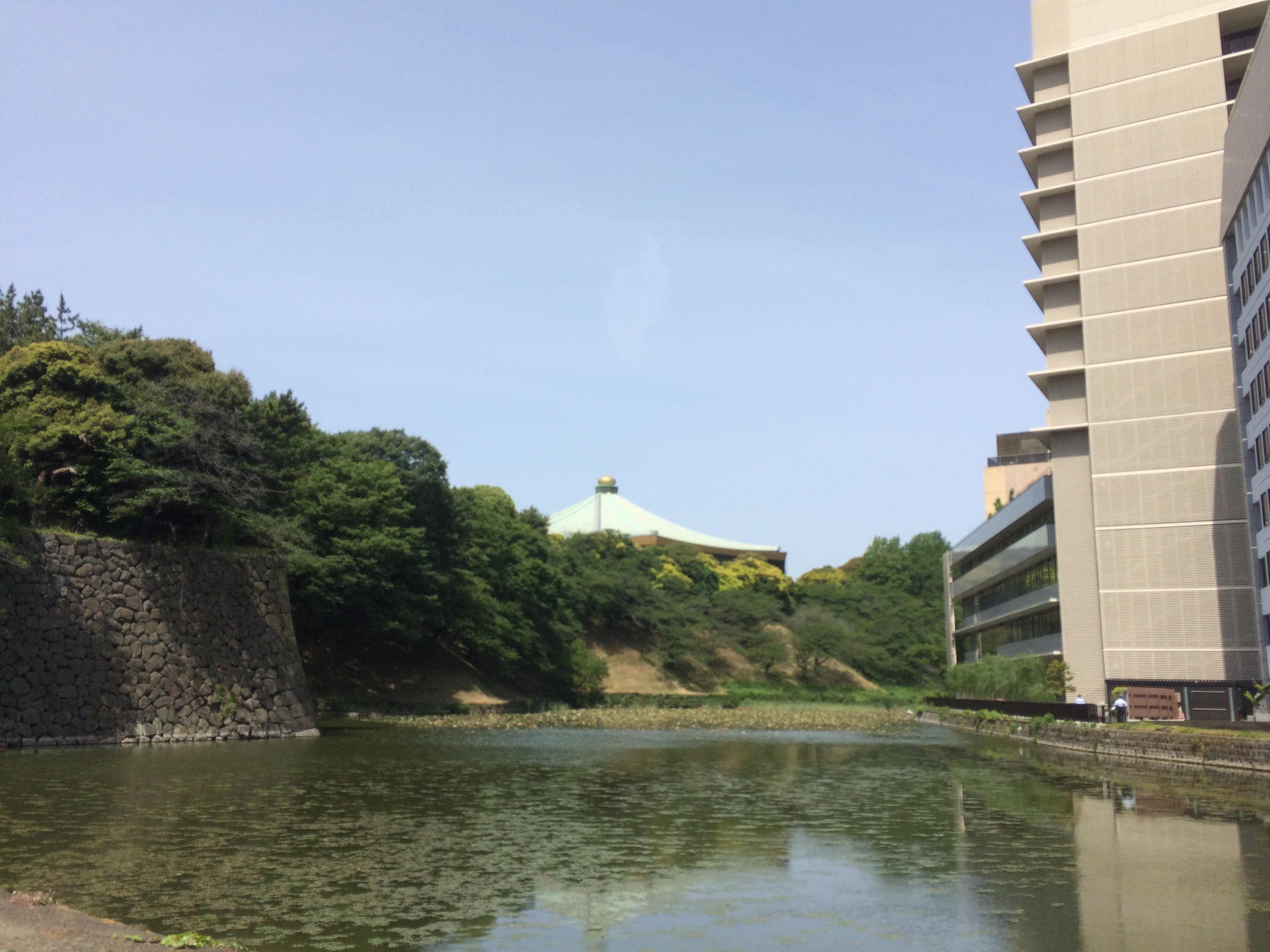 江戸城 清水門から日本武道館